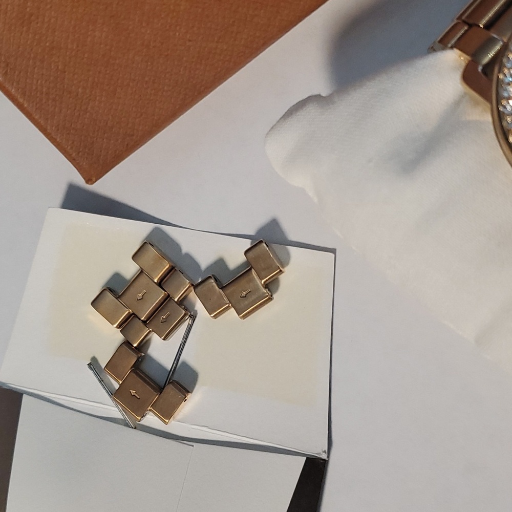 Coach Gold-Tone Crystal Bezel Chronograph Watch - Picture 3 of 8